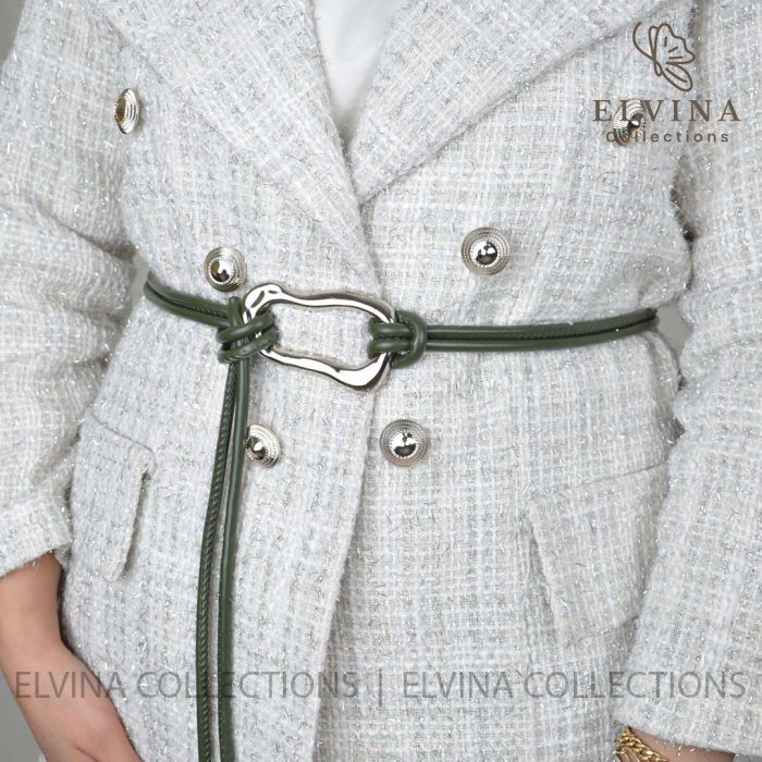 کمربند گره ای زنانه دفرمه سکگ استیل کد 1540 - Image 5