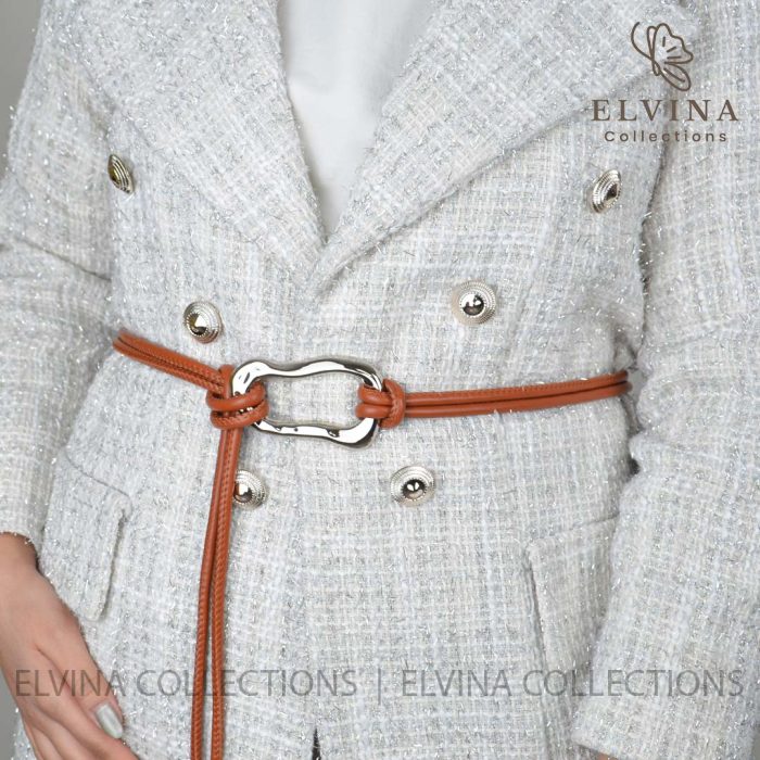 کمربند گره ای زنانه دفرمه سکگ استیل کد 1540 - Image 6