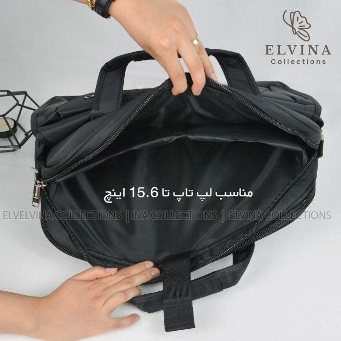 کیف لپتاپی اداری دانشجویی 15.6اینچ اورجینال کد 1690 - Image 4