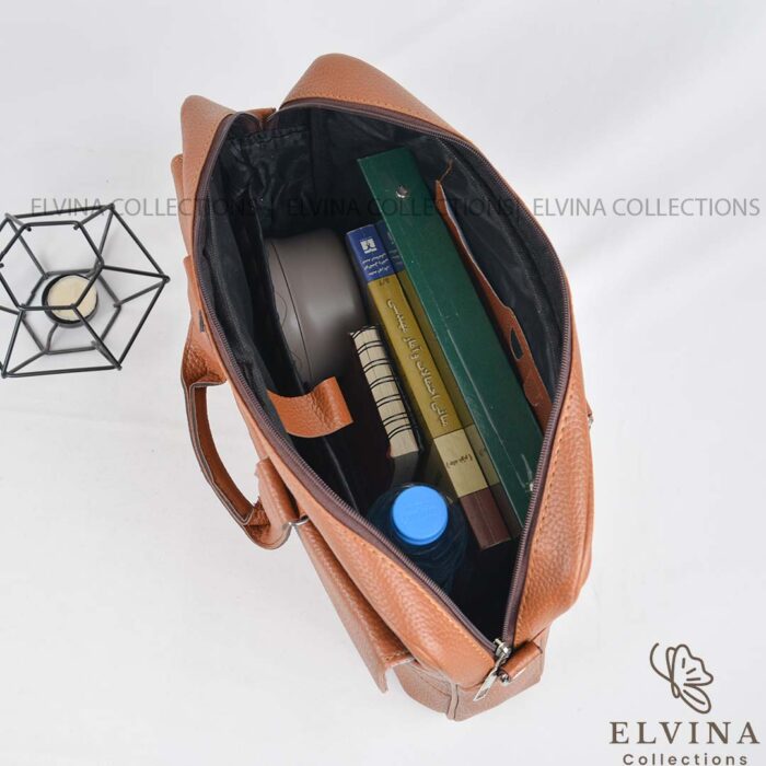 کیف اداری دور مغزی تمام چرم مصنوعی کد 1726 - Image 8