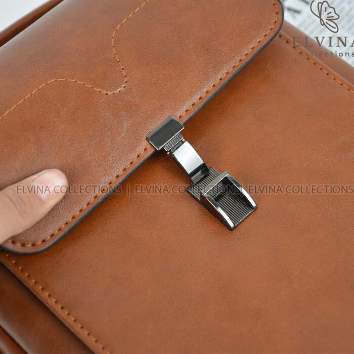 کیف دوشی Milano سایز کتاب و سررسید کد 1678 چرم مصنوعی اعلاء - Image 12