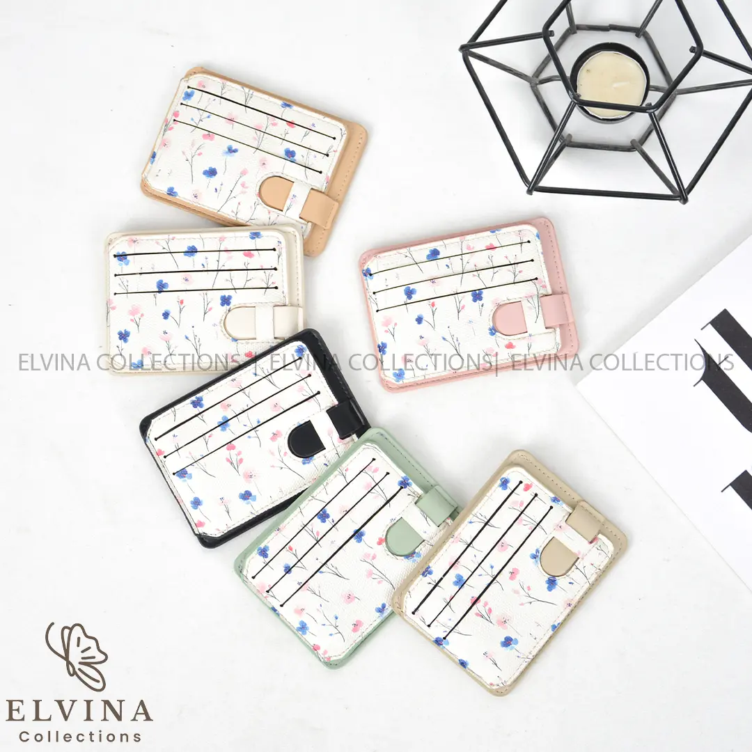 girls-card-holder-1805-8.webp جاکارتی دخترانه تک برگ طرح گل وانیا - تصویر 1
