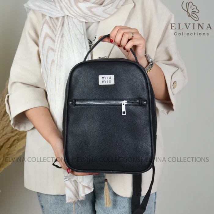 کوله دخترانه miu miu ماهلین دانشجویی و روزمره سایز کتاب - Image 3
