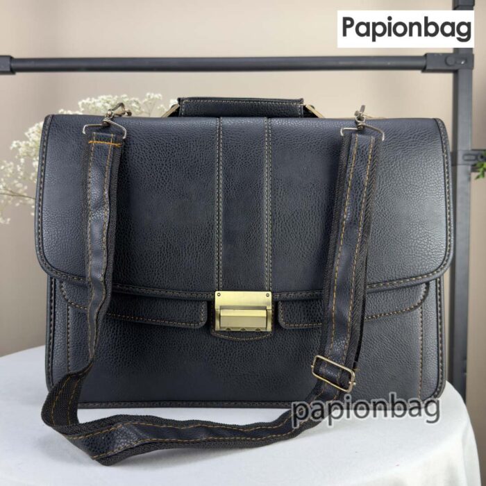 کیف اداری چرم جدید رمزدار +کاور لپ تاپ مجزا کد996 - Image 17