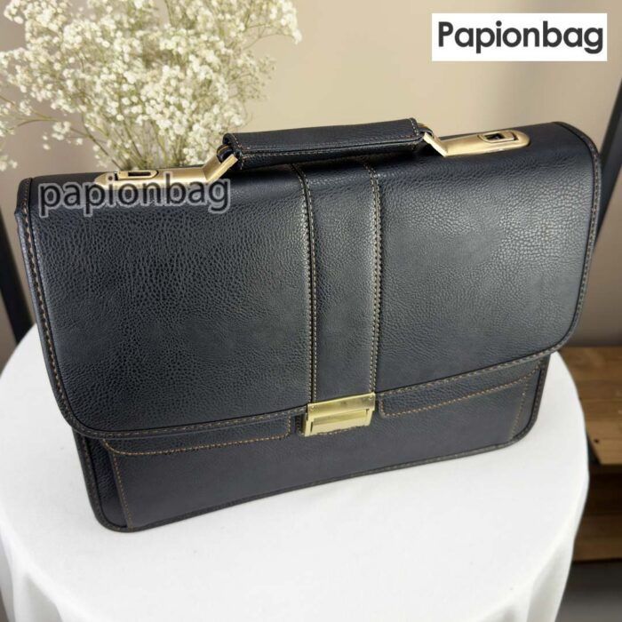 کیف اداری چرم جدید رمزدار +کاور لپ تاپ مجزا کد996 - Image 9