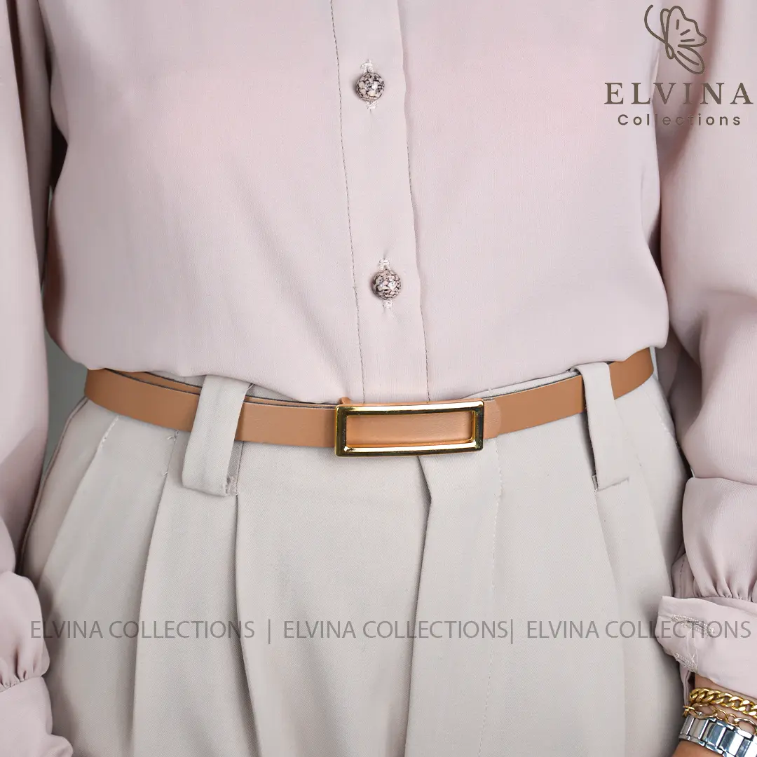 gold-women-belt-820-14.webp کمربند زنانه چرمی کلاسیک طرح مستطیل سگک طلایی کد820 - تصویر 1