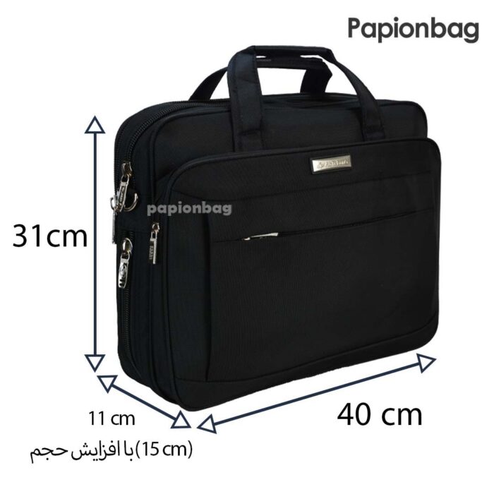 کیف اداری دانشجویی لپ تاپ برزنتی  کد830 - تصویر 4