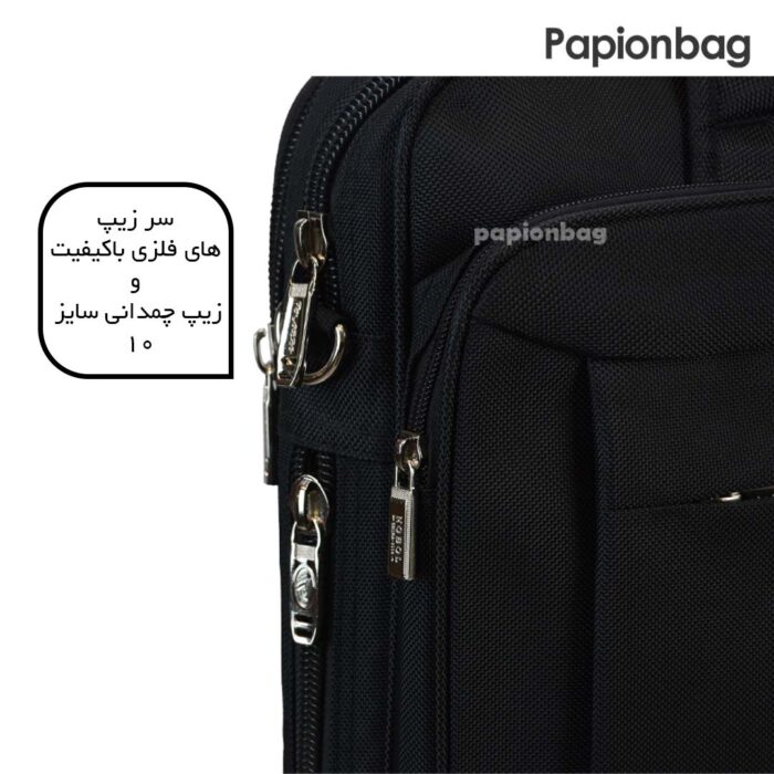 کیف اداری دانشجویی لپ تاپ برزنتی  کد830 - تصویر 8
