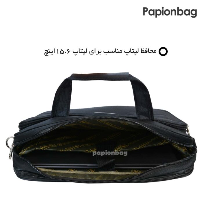 کیف اداری دانشجویی لپ تاپ برزنتی  کد830 - تصویر 11