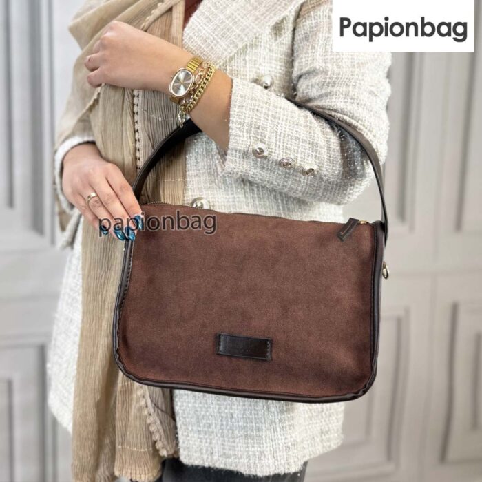 کیف دستی و دوشی دخترانه مخمل ترند کد802 - تصویر 16